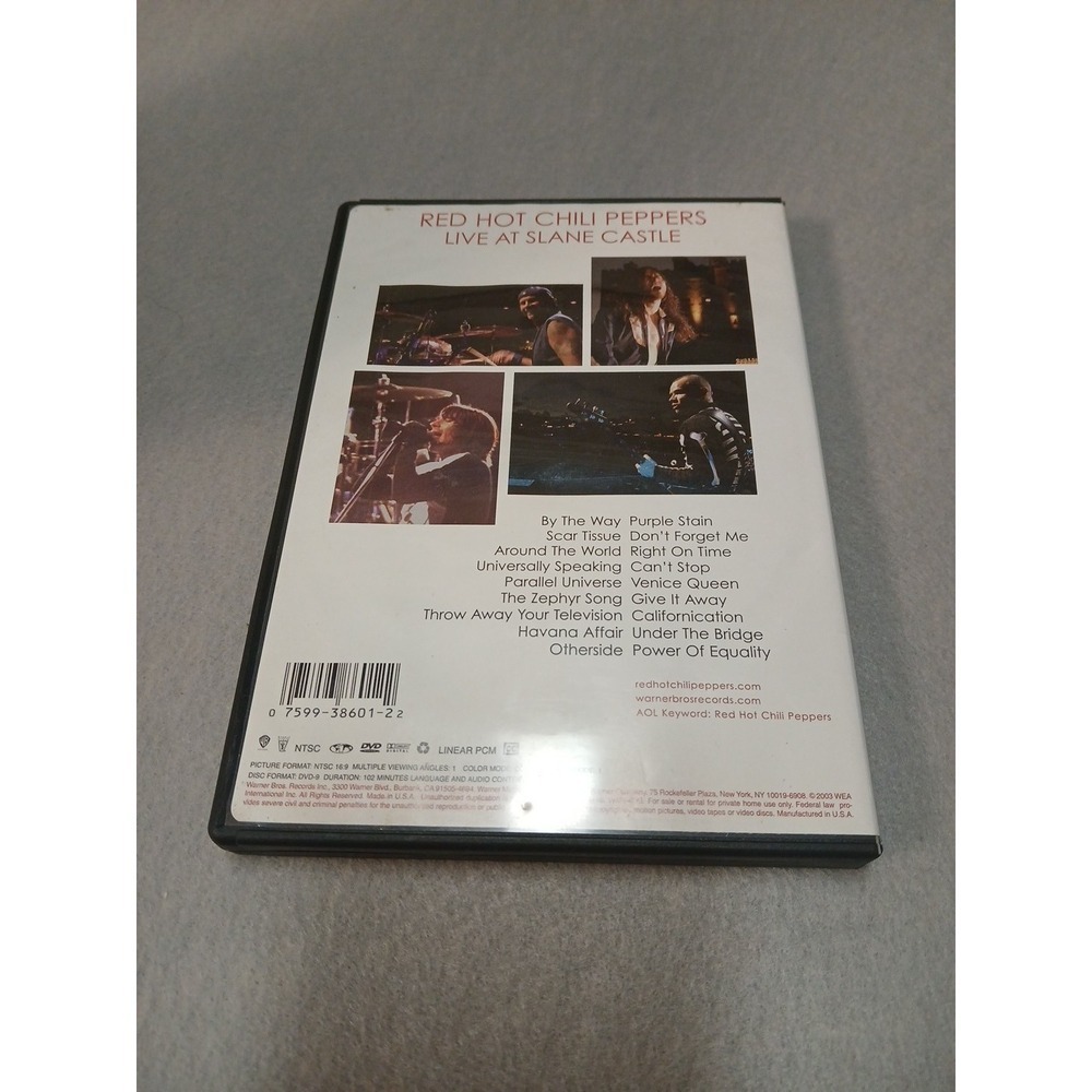 Red Hot Chili Peppers: Live at Slane Castle [PA] (DVD, 2003) Parental Advisory - Picture 2 of 5